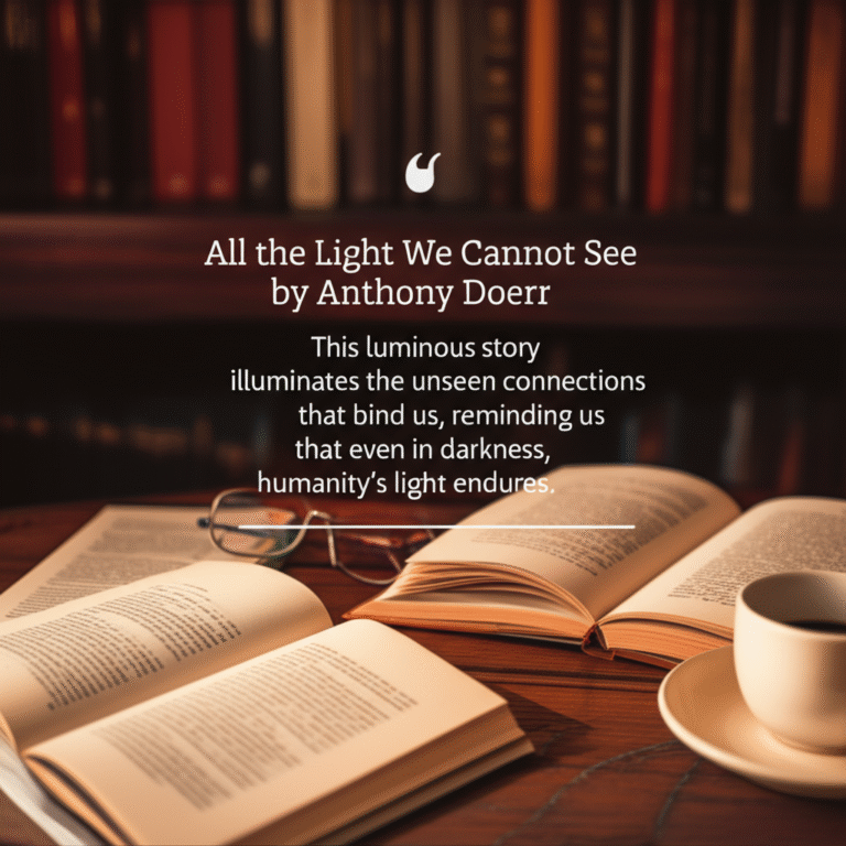 All the Light We Cannot See: A Story That Illuminates Your Soul